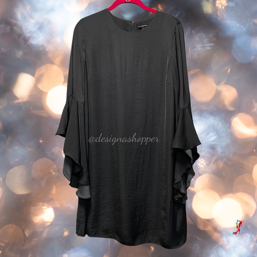 Who What Wear Black Stylish Dress Size Medium